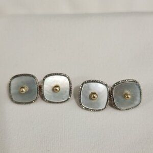 Krementz Mother of pearl cuff links
